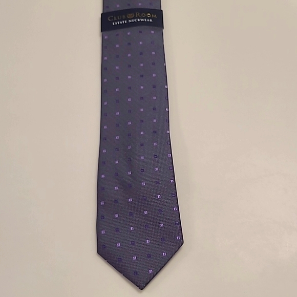 Club Room by Charter Club Silk Men's Neck Tie - Picture 2 of 4